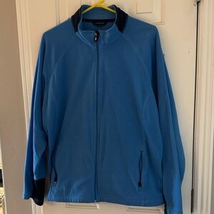 Lands' End Men's Blue Lightweight Jacket SOFT! XL